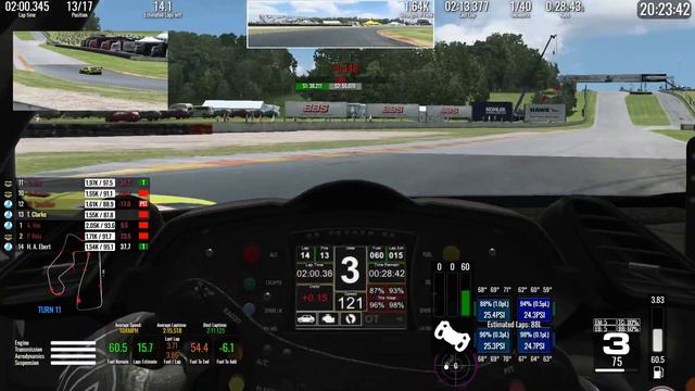 RaceRoom Ranked Race DTM/GT3 at Road America 030324 смотреть онлайн