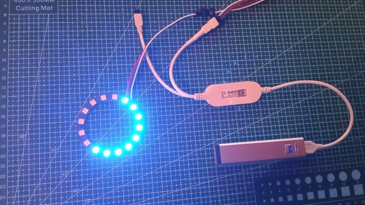 tuya wifi controller + ring ws2812b смотреть онлайн