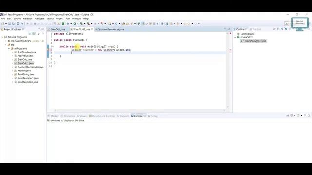 Java Program to check a number is even or odd using ternary operator with Explanation смотреть онлайн