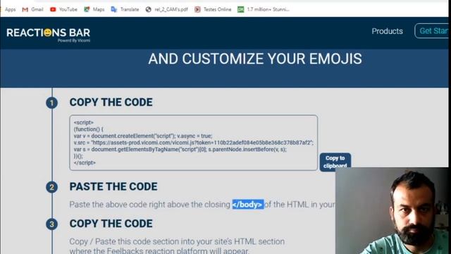 How to Put Emoji Reaction Button Like Facebook in Website смотреть онлайн