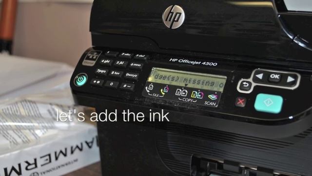 HP Officejet 4500 Hardware Setup смотреть онлайн