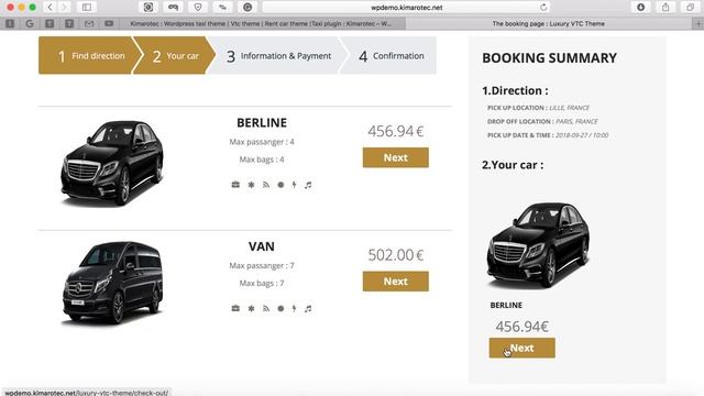 Création de Site Internet de Chauffeur VTC & Taxi - KimaroTec смотреть онлайн