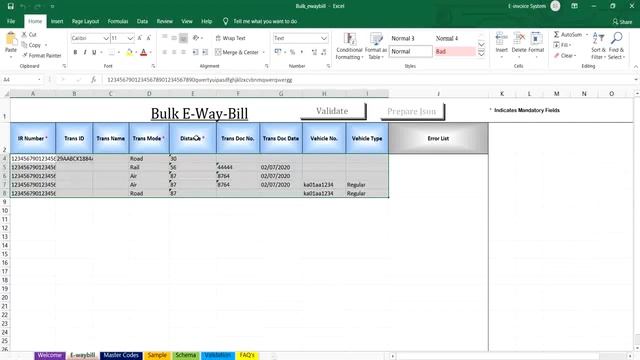 How to generate Bulk E-Waybill смотреть онлайн