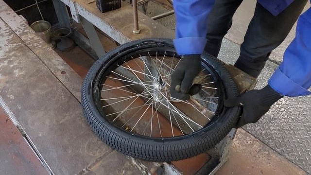 Правильный монтаж велопокрышек Петрошина смотреть онлайн