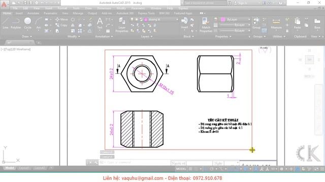 Autocad Tutorial full -Hướng dẫn chuyển hình từ cad sang word cực rõ nét смотреть онлайн