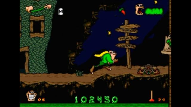 Sega Mega Drive 2 (Smd) 16-bit Boogerman A Pick and Flick Adventure BoogerVille