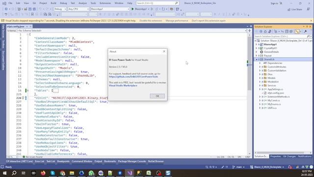EFCorePowerTools - DB name from json file смотреть онлайн