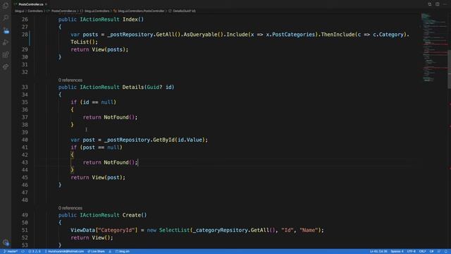 .net core 3.1 blog panel 12. bölüm смотреть онлайн