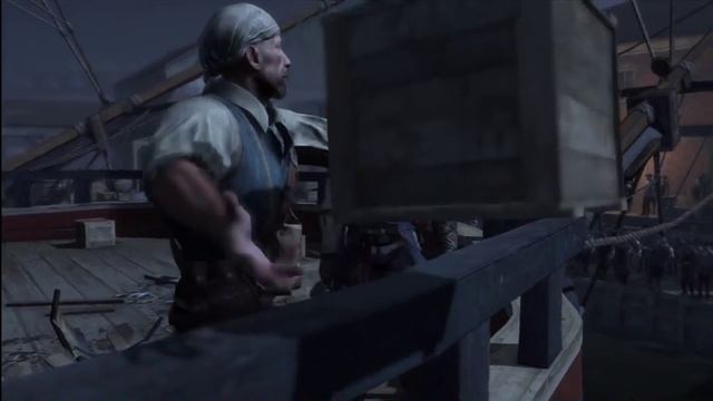 Assassins Creed 3 - how to: Musket Air Assassination (The Tea Party) смотреть онлайн