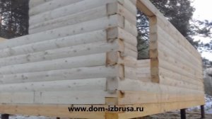 Строительство небольшого одноэтажного дома из бруса 6х4