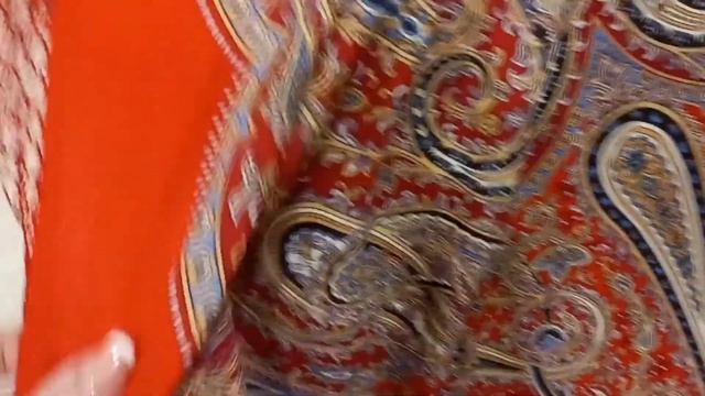 ПавловопосадскийПлаток,,Морская царевна,,вид 5 #павловопосадскийплаток#морскаяцаревна#pplatkl_отзыв смотреть онлайн