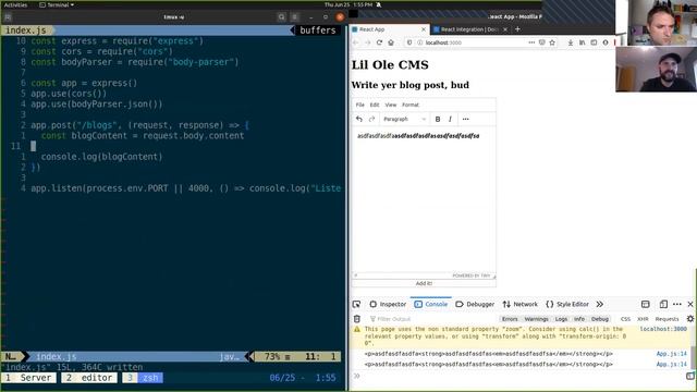 Building a custom CMS смотреть онлайн