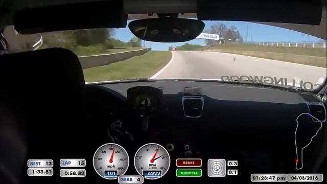 2016 Porsche Club Cayman GT4 ClubSport Enduro Laps смотреть онлайн
