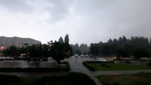 Гроза в городе Россошь 11.06.2021г.