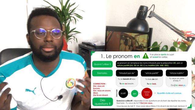 Ressource FLE : les pronoms y et en - COI et COD смотреть онлайн