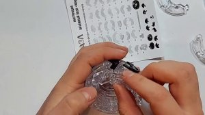 3D пазлы Панда//Кристаллические 3D пазлы