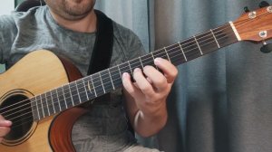 Гамма Фа минор натуральный лад на гитаре в две октавы, три варианта игры. Табы ноты Скачать