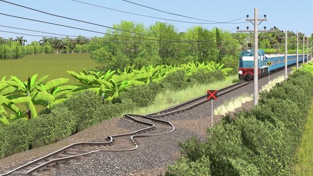 Kereta Api Melintas di Rel Rusak смотреть онлайн