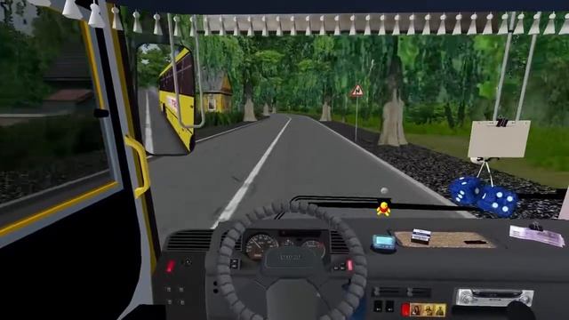 Omsi 2.Карта Деревенька 2.1.Маршрут 1,Кирпичный Завод - Райцентр.Автобус Богдан А092.12 смотреть онлайн