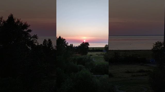 Самые красивые закаты на Канонерском острове в Санкт-Петербурге! Каждый день любуюсь закатами! смотреть онлайн