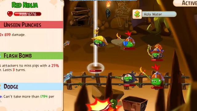 Angry Birds Epic RPG (On Phone) | CAVE 20: HOG HEAD HOLLOW (Stages 1-5) | Part 49 смотреть онлайн