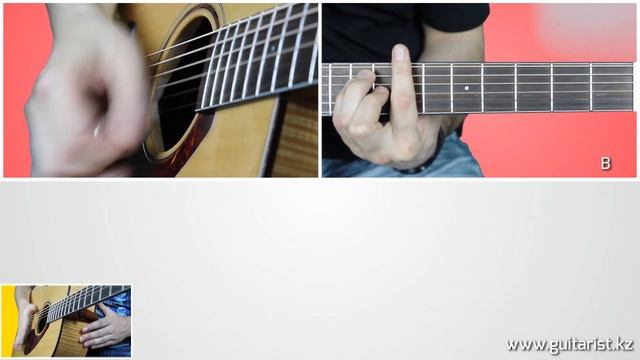 Psy - Gangnam Style (Уроки игры на гитаре Guitarist.kz) смотреть онлайн