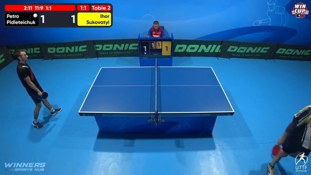 20:15 Petro Pidleteichuk - Ihor Sukovatyi West 4 WIN CUP 30.10.2023 | TABLE TENNIS WINCUP