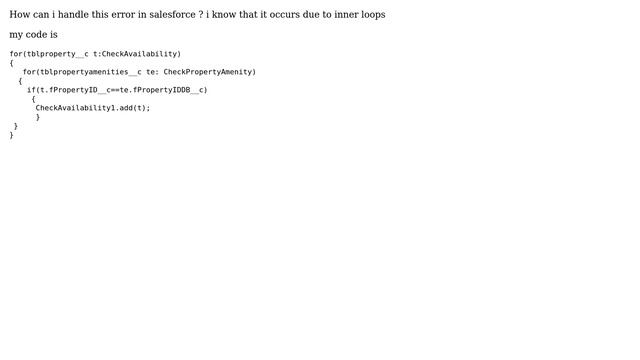 Salesforce: apex cpu time limit exceeded error in salesforce смотреть онлайн