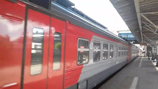 Электропоезд «ЭД4М-0391» РЭКС-Спутник сообщением «Александров-1» - «Москва-Ярославская» ст. «Мытищи смотреть онлайн