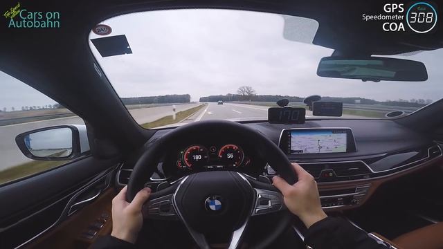 BMW 7 Series 2017 730d | TOP SPEED On German Autobahn ✔