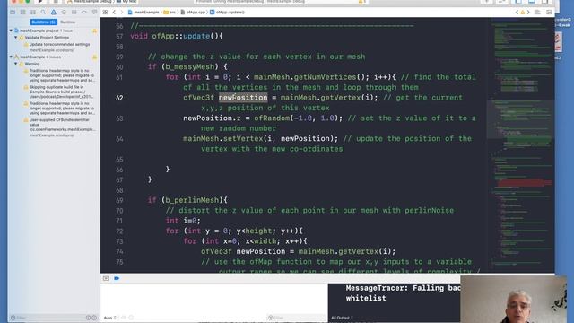 openFrameworks creative coding: 3D meshes and Perlin noise смотреть онлайн
