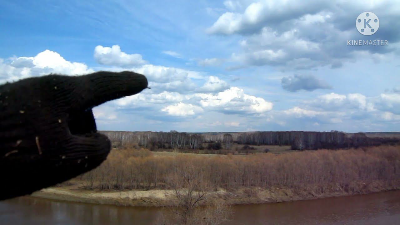 Высокий берег реки Тара. Сибирь. смотреть онлайн