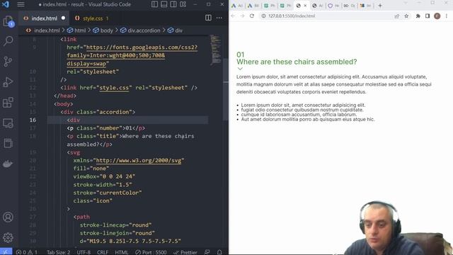 [Arabic] HTML CSS Accordion Component смотреть онлайн
