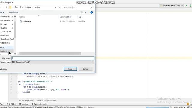 how to make hard copy of code or save as pdf in pycharm смотреть онлайн