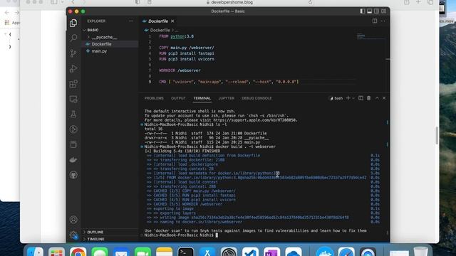 Deploy First app on Docker смотреть онлайн
