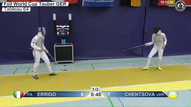 FE 2018 122 T64 17 F F Individual Tauberbischofsheim GER WC YELLOW ERRIGO ITA vs CHENTSOVA UKR смотреть онлайн