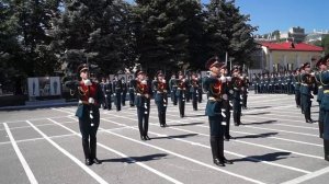 Выступление роты почетного караула саратовского института росгвардии