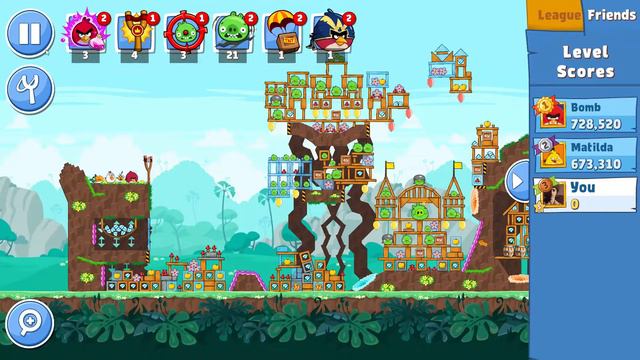 Angry Birds Friends. Tournament (18.04.2022). All levels 3 stars. Passage from Sergey Fetisov смотреть онлайн
