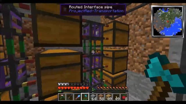 Minecraft Redstone: Project Red-Transportation - Sorting System
