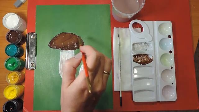 Рисуем грибы смотреть онлайн