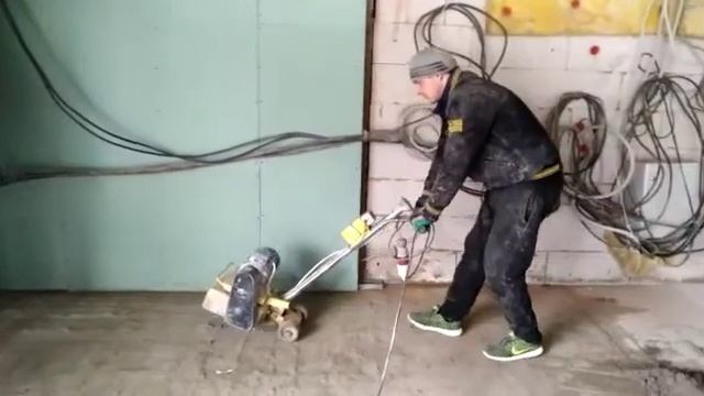 Фрезеровка бетонного пола 2