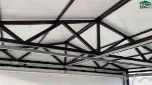 ХОЗБЛОК С НАВЕСОМ ИЗ СЭНДВИЧ ПАНЕЛЕЙ | ПОС. РОДНЫЕ ПРОСТОРЫ | СТРОИМ ДЛЯ ВАС