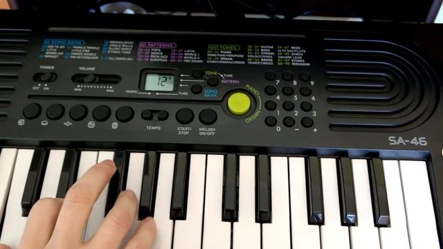 Casio SA-46 смотреть онлайн