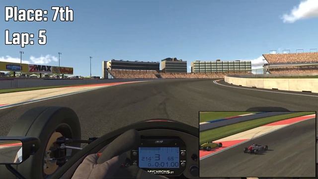 iRacing ? Formula Vee ? Charlotte ? Infield Road Course Long ? Top Split смотреть онлайн