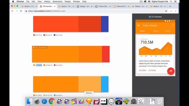 Material Design Theme Editor Plugin by Google for Sketch Tutorial смотреть онлайн