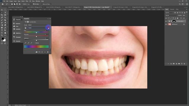 Adobe Photoshop || Dodge tool, Burn Tool, Smudge Tool, Action || Teeth whitening || Action смотреть онлайн