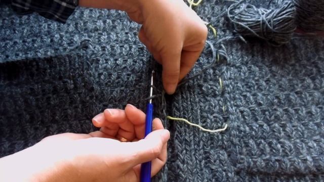 Как я пришиваю карманы и обрабатываю край планки! смотреть онлайн