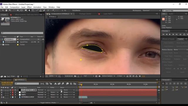 КАК СДЕЛАТЬ ЧЕРНЫЕ ГЛАЗА КАК У ДЕМОНА В АФТЕР ЭФФЕКТ? ADOBE AFTER EFFECTS смотреть онлайн