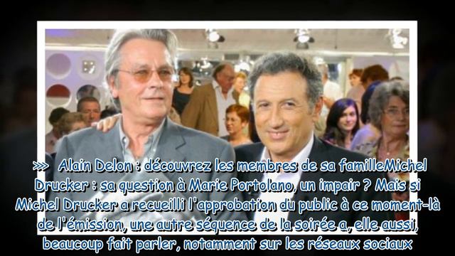 Affaire Alain Delon  Michel Drucker Sans Filtre Face à La Guerre Du Clan