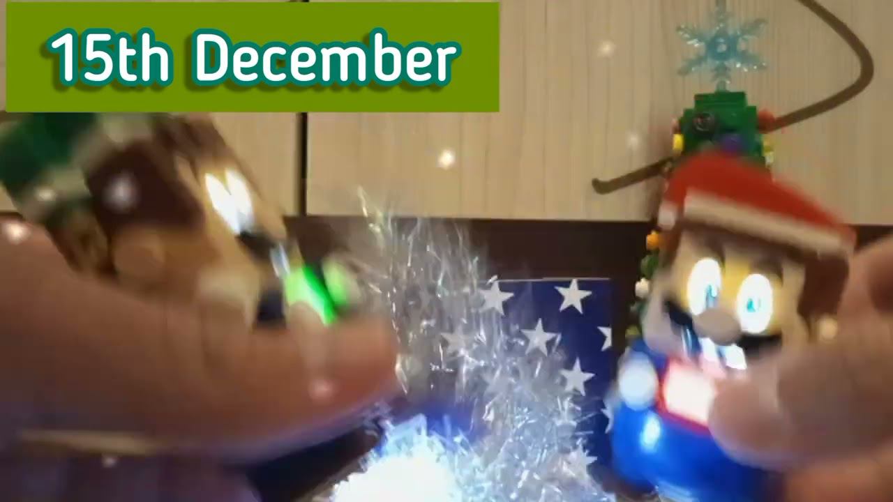 My Christmas & New Year Advent Calendar mini surprises by Lego Super Mario & Luigi. Day 15 #shorts смотреть онлайн